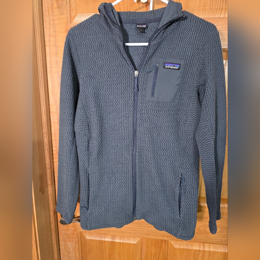 GUC - Patagonia Ws R1 Air Full-Zip Hoody L (Dark Grey)
